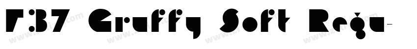 F37 Gruffy Soft Regu字体转换